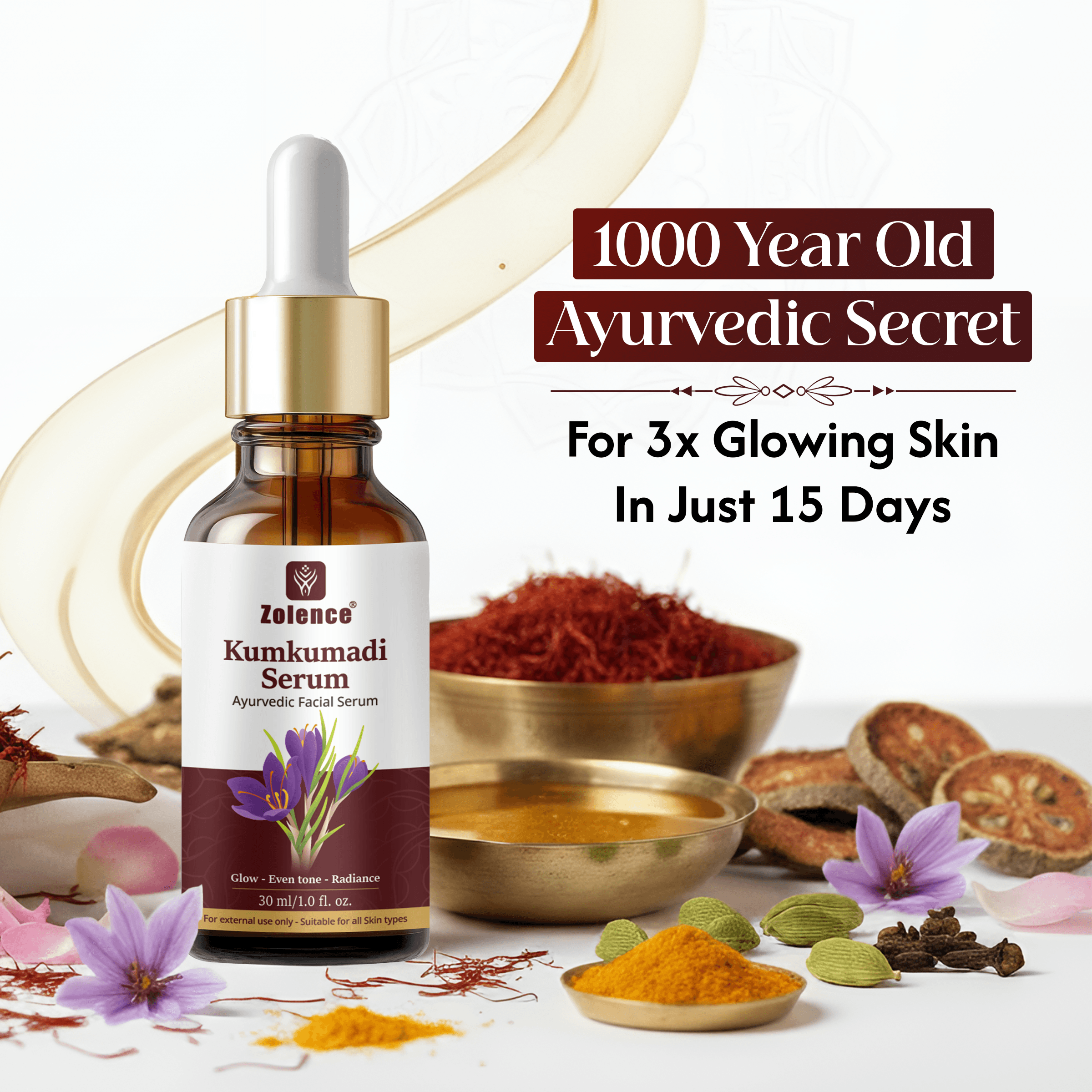 kumkumadi serum glowing skin
